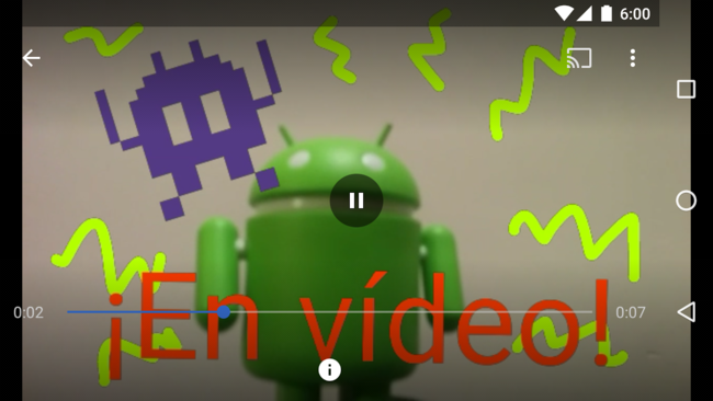 WhatsApp dibujar vídeos