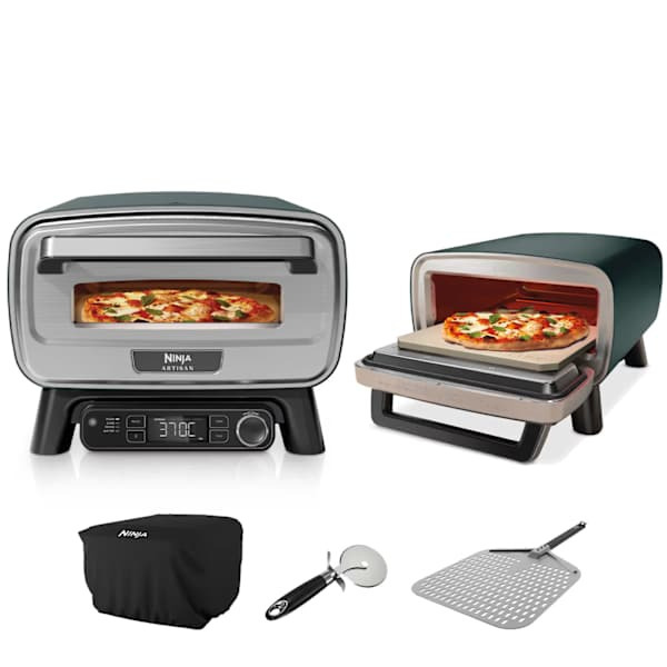 Horno eléctrico de exterior para pizza Ninja Artisan Verde