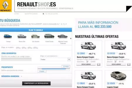 Busca en Renault Shop las mejor ofertas de sus concesionarios
