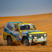 El Nissan Patrol 'Fanta Limón' hizo historia en el Dakar de 1987: el diésel que ganó sin recambios ni asistencia 