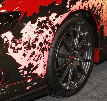 Subaru Impreza WRX disfrazado de Halloween