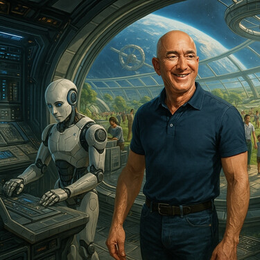 Jeff Bezos Espacio Humanidad