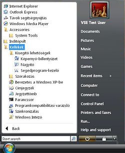 Vista Start Menu Emulator