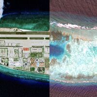 China lleva 12 años tirando toneladas de arena al océano. Y ahora estamos viendo cómo emergen islas en mitad de la nada