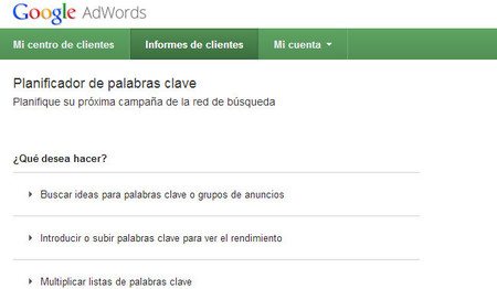 Planificador de palabras clave de Google, mejorando el rendimiento de los anuncios