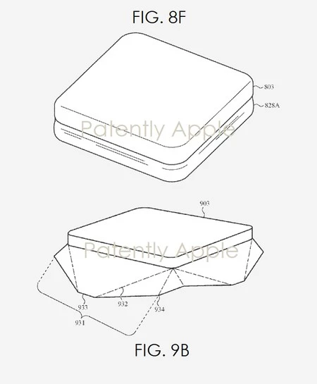 Apple 特許の防水キーボード 3