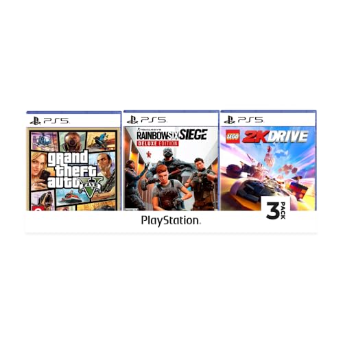 Combo 3 Videojuegos Playstation 5: Gta V, Rainbow Six Siege Y Lego 2k Drive