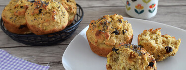 Con avena y sólo cinco ingredientes más puedes preparar los muffins sin azúcar más deliciosos para el desayuno 