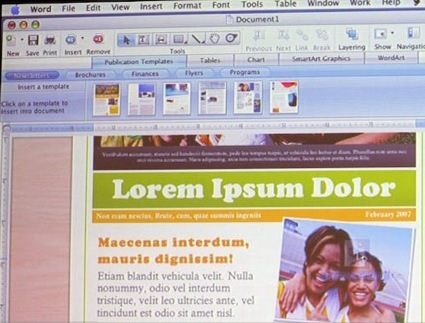 Primeras capturas de Office 2008 para Mac