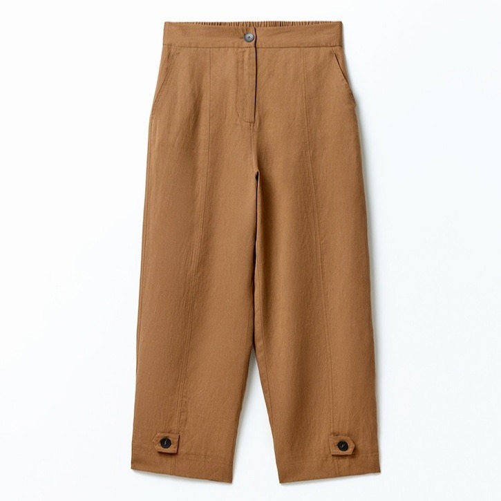 Sfera - Pantalón fluido recto.