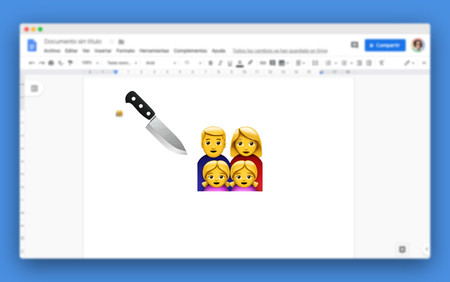 Twitter descubre el horror: en Google Docs es posible ir matando a los miembros de la familia de este emoji uno por uno