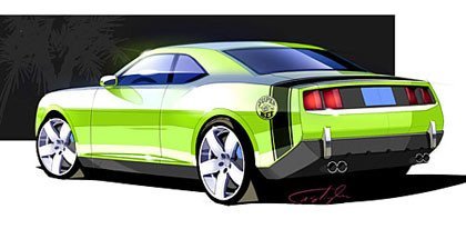 Dodge Challenger Concept Sketch