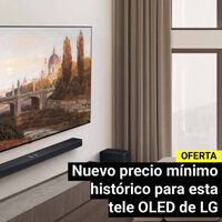 Precio mínimo histórico para esta tele OLED de LG: es ideal para ver pelis o jugar a videojuegos 
