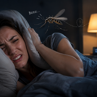 O que significa o zumbido irritante dos mosquitos e por que eles gostam de rondar na sua orelha enquanto você dorme? 