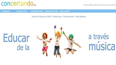 Concertando, web de música para toda la familia