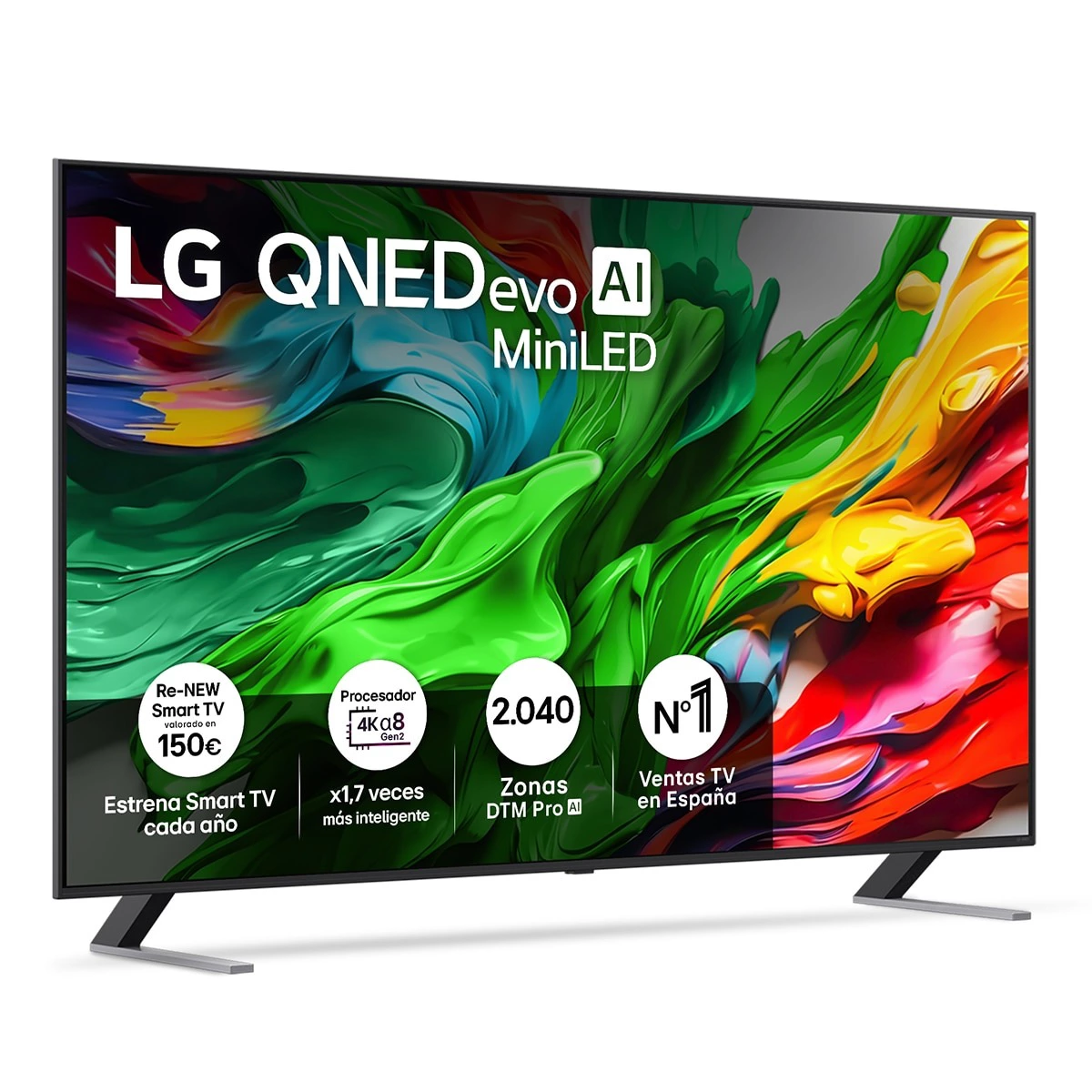 TV QNED evo MiniLED AI 189cm (75") LG 75QNED85A6C, 4K Smart TV 