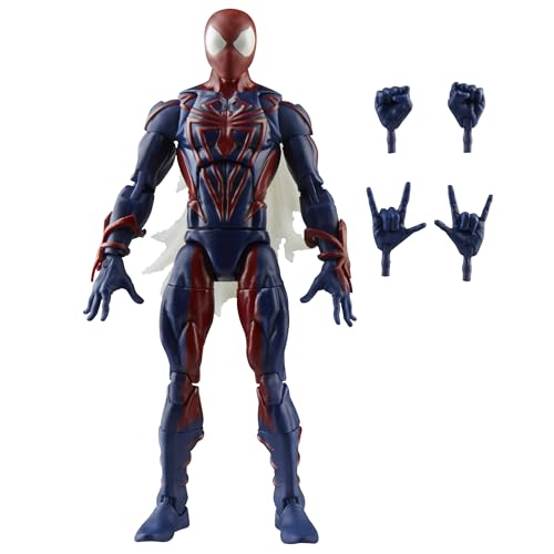 Marvel Legends Series, Spider-Man Unlimited, Figura de Acción Retro Coleccionable 