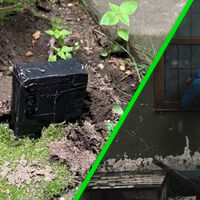 Alguien encontró un celular enterrado en su jardín, la policía asegura que es una nueva táctica de los ladrones para espiar casas