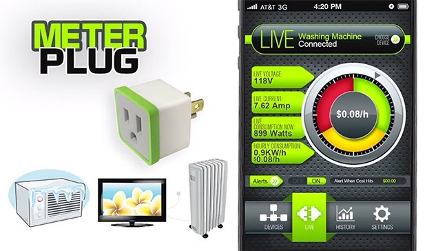 MeterPlug, control del gasto y del encendido de dispositivos por Bluetooth