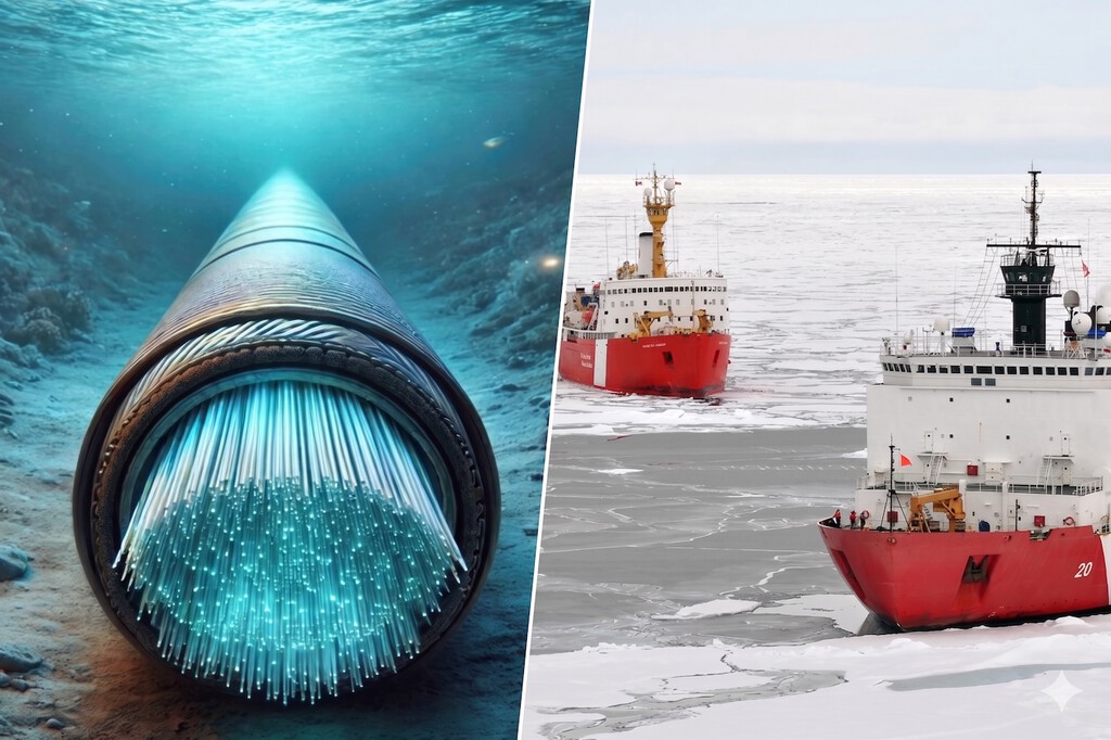 El talón de Aquiles de internet en Europa está en el Mar Rojo. La solución: un cable submarino por el Polo Norte