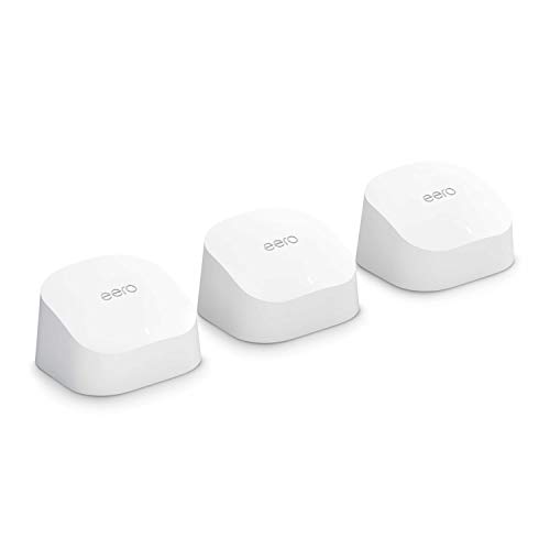 Router wifi de malla eero 6 de Amazon pack de 3, modelo de 2021