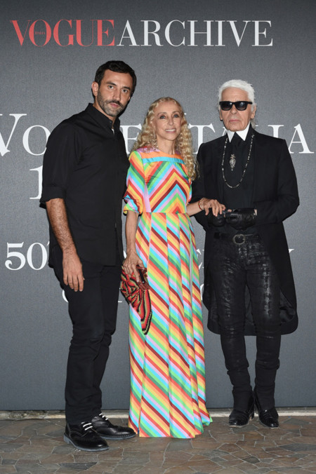 Hay fiestas... y luego está el fiestón de los 50 años de Vogue Italia con todas las VIP 