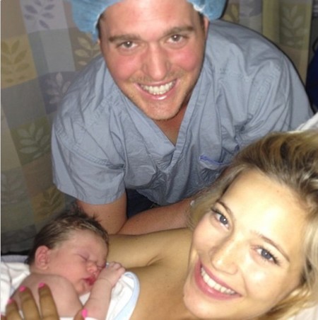 Luisana Lopilato y Michael Bublé se estrenan en la paternidad