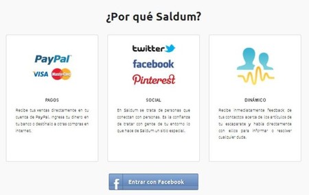 Saldum, una ayuda para vender tus cosas a través de las redes sociales