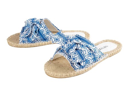 Chancletas Con Lazo Para Mujer Z