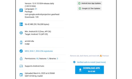 Descargar Android Auto 13.9