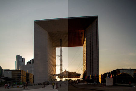 Qué son y cómo utilizar los modos de fusión de Photoshop: Grupo oscurecer