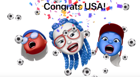 Apple celebra la victoria de Estados Unidos en la Copa Mundial Femenina de Fútbol con los Memoji