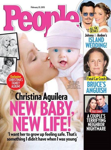 Por fin Christina Aguilera presenta a su nena