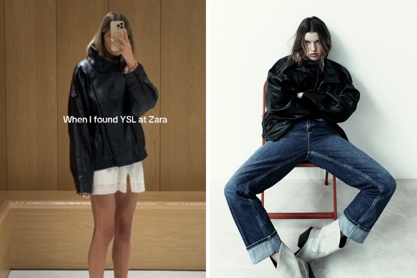 Parece de Yves Saint Laurent pero es la nueva chaqueta viral de Zara que se va a agotar en tiempo récord