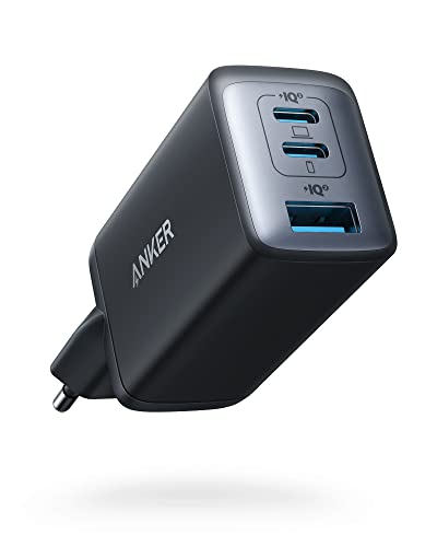 Cargador USB C Anker Cargador 735 (Nano II 65W), Cargador Rápido de Pared Compacto 3 Puertos
