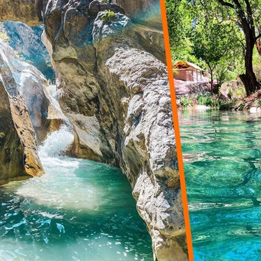 El oasis secreto de Hidalgo: aguas termales turquesa y cascadas por 100 pesos (además, casi nadie va) 