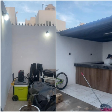 La propietaria de este patio estaba aburrida de su aspecto poco llamativo, pero esta transformación lo ha convertido en un oasis paradisiaco 