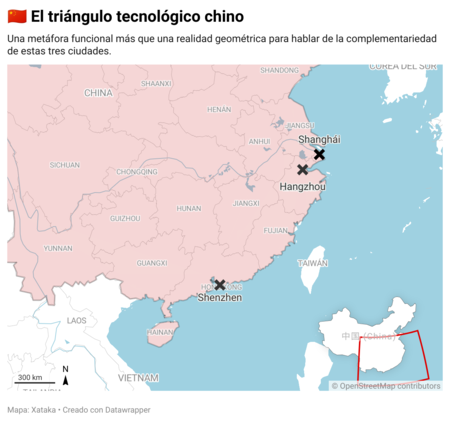 triángulo robótica china