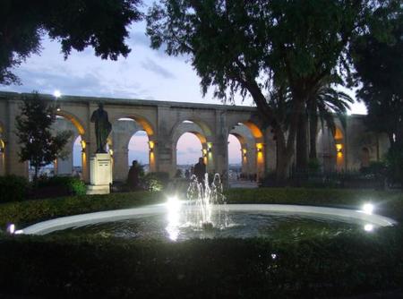 Jardines en La Valeta