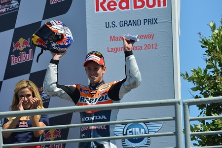 MotoGP Estados Unidos 2012: Casey Stoner repite el guión del año pasado y se lleva la victoria