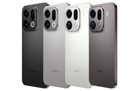 OPPO Find X9 (first and second from the left) and OPPO Find X9 Pro (first and second from the right) | Image: OPPO