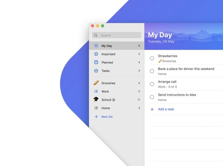 Microsoft lanza su gestor de tareas To-Do de forma gratuita en el Mac App Store y como complemento a la app de iOS