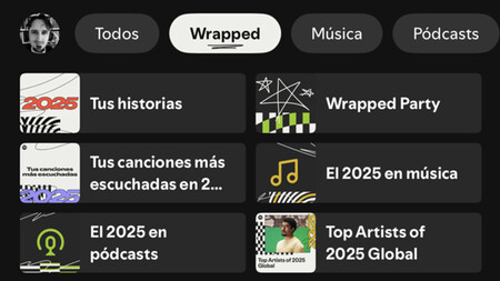 Spotiffy Wrapped Menu Castellano