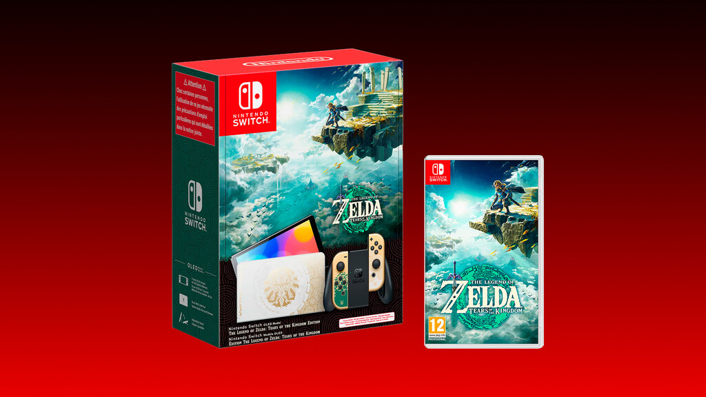 Conseguir la Nintendo Switch OLED edición especial Zelda: Tears of the Kingdom + el juego al mejor precio es posible con este pack Conseguir la Nintendo Switch OLED edición especial Zelda: Tears of the Kingdom + el juego al mejor precio es posible con este pack