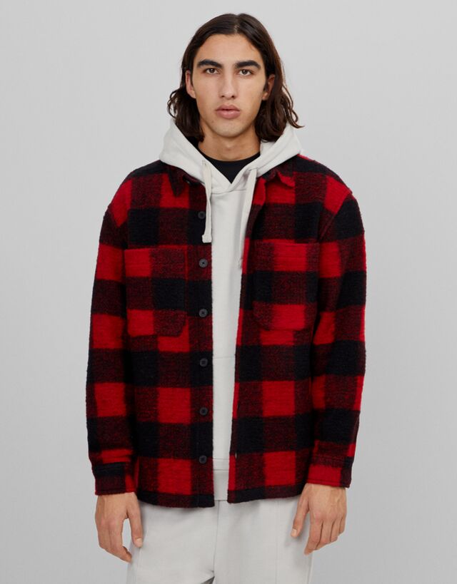 Sobrecamisa de tartán a cuadros
