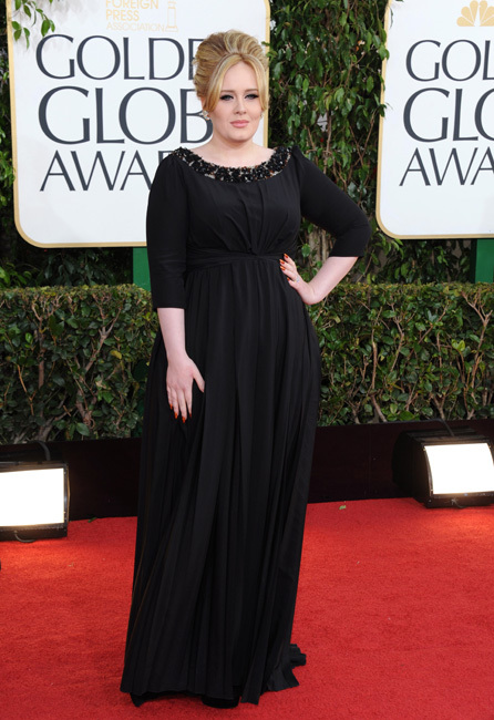 Está pasando: Adele y el eccema en sus golden globes
