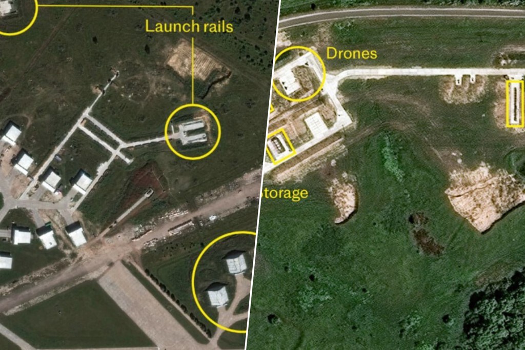Imágenes satelitales no dejan dudas: Rusia está levantando una base para lanzar miles de drones, y el problema para Europa es dónde