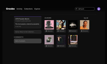 Groobe es un “diario musical” para los que necesitan llevar un registro de su música lejos de plataformas de streaming