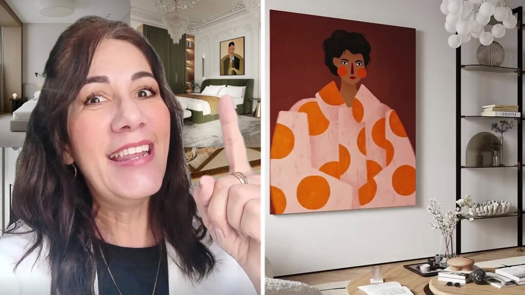 Adannis Pérez, diseñadora de interiores: "Deja de colgar tus cuadros mal para que tu casa sea más armoniosa " 