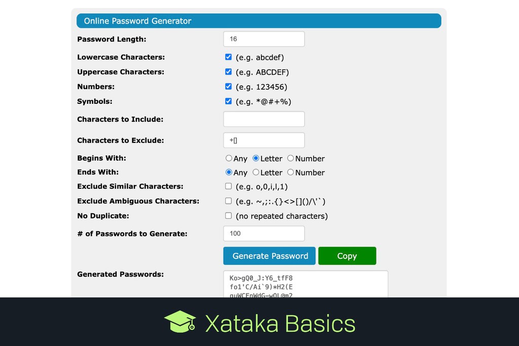Los mejores generadores de contraseñas gratis, seguros y fáciles de usar 